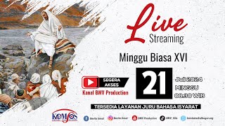 Misa Minggu Biasa XVI 21 Juli 2024 🧏🏼  Gereja BMV Katedral Keuskupan Bogor [upl. by Einnaej97]