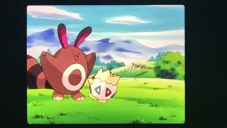 pokemon Sentret togepi land on tank [upl. by Ativahs53]