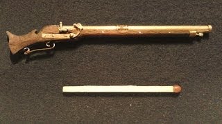 The world´s smallest working matchlock musket part 2 [upl. by Enitsenre]