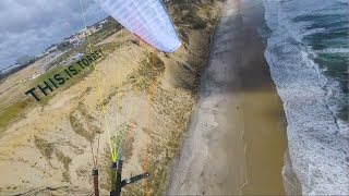 Paragliding in Strong Torrey Pines 1820 mph [upl. by Ielarol]