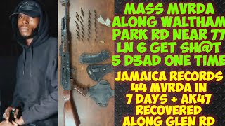 Mass MvRDA Along Waltham Park Rd 6 Get SHTUp An 5 D3ADJamaica Records 44 MvRDA In 7 Days [upl. by Iahcedrom]