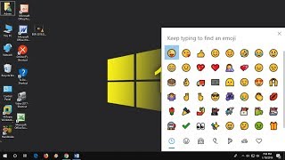 Shortcut key to Insert Emojis Anywhere in Windows 10 [upl. by Hgielak]