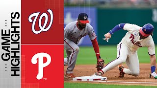 Nationals vs Phillies Game Highlights 7123  MLB Highlights [upl. by Inalem]