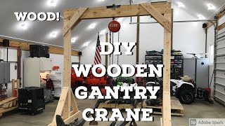 1 Year Later DIY Wooden Gantry Crane Project [upl. by Ylliw911]