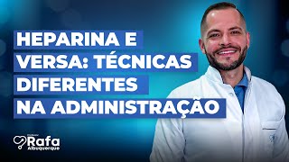 Como administrar Heparina e Versa®️ entenda a diferença [upl. by Kean]