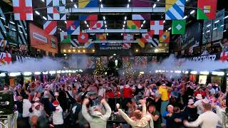 ENGLAND V SENEGAL WORLD CUP 2022 GOAL REACTIONS AT BOXPARK CROYDON ALL THREE GOALS  GO PRO [upl. by Ariew346]