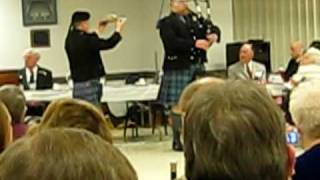 Piping in The Haggis with Celtic Cross Pipes and Drums [upl. by Ihel]