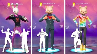 Guggimon vs Janky DANCE BATTLE in Fortnite Battle Royale Guggimon and Janky [upl. by Ariaet]