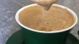 Milchkaffee mit leckeren Schaum ohne Kaffeemaschine [upl. by Ahmar]