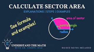 Calculate the Area of a Sector  Formula and Examples [upl. by Reivazx]