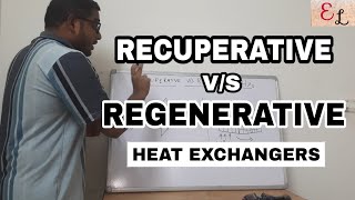 RECUPERATIVE vs REGENERATIVE HEAT EXCHANGERS  DIRECT CONTACT vs INDIRECT CONTACT HEAT EXCHANGERS [upl. by Irehc]