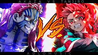 AKAZA VS TANJIRO  Kimetsu no yaiba El castillo infinito  2024  AdloMusic [upl. by Wenger]