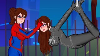 Spider Girl Tied She Venom For Revenge 2D Cartoons [upl. by Moraj]