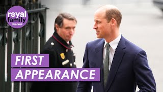 Prince William Makes First Appearance Since Photo Controversy [upl. by Ahsenet]