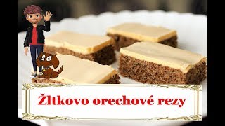 Pečieme s Majkym Žltkovo orechové rezy [upl. by Jesh]