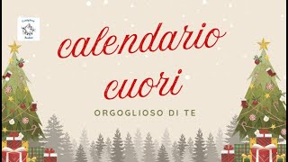 calendario avvento con i cuori [upl. by Salvucci966]