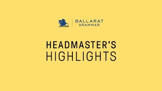 Headmasters Highlights  Term 4 2024 [upl. by Bred]