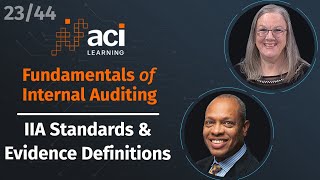 Fieldwork IIA Standards amp Evidence Definitions  Fundamentals of Internal Auditing  Part 23 of 44 [upl. by Teuton]