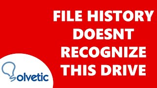 FILE HISTORY DOESNT RECOGNIZE THIS DRIVE Windows 11 ✅ NEW FIX ✅ [upl. by Fitzpatrick]