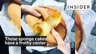 These sponge cakes have a frothy center [upl. by Nivla]