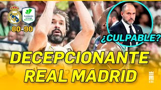 🏀🟢 DECEPCIONANTE FINAL  ¿CHUS MATEO CULPABLE  UNICAJA 90 REAL MADRID 80 [upl. by Clippard]