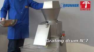 BrunnerAnliker Industrial cheese grater IR 250 [upl. by Latea859]