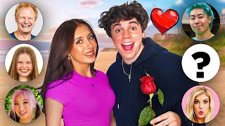 FAMOUS YOUTUBERS Control My Valentines Date FOR 24 HOURS 💋 [upl. by Halyk]