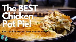 THE MOST AMAZING HOMEMADE CHICKEN POT PIE  QUICK amp EASY 30 MIN RECIPE [upl. by Allebasi]