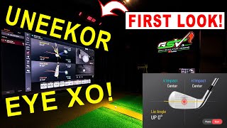 UNEEKOR EYE XO  FIRST LOOK Golf Simulator Install amp Review Install amp Setup [upl. by Eldnek]