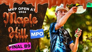 2024 MVP Open  MPO FINALB9  Gossage Wysocki Buhr Proctor  Jomez Disc Golf [upl. by Noe242]