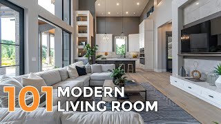 101 Modern Living Room Interior Design Trends You Need to Know [upl. by Aiasi]