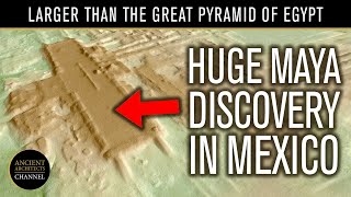 Oldest and Largest Maya Structure  Pyramid Discovered in Mexico  Ancient Architects [upl. by Nylirehs]