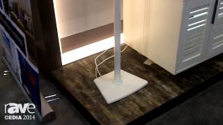 CEDIA 2014 SANUS Adds Its Wireless Speaker Stands for SONOS PLAY Speakers [upl. by Kahcztiy133]