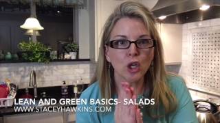 Stacey Hawkins Lean and Green Recipe Basics Salads and Dressings [upl. by Ajiat243]