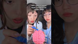 POV médicas patetas tiram os podres do seu cérebro 🤕 asmr satisfying [upl. by Cleopatre]