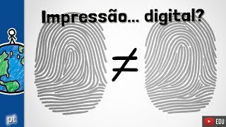 Por que a impressão digital de cada pessoa é diferente  Minuto da Terra [upl. by Ydnamron]