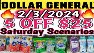 222024 🔥Dollar General Couponing this Week  5 off 25 Saturday Scenarios  dollargeneral [upl. by Salta]