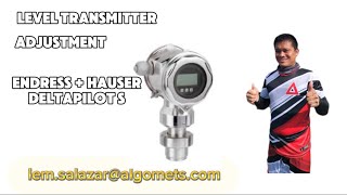 Level Transmitter Adjustment  Endress  Hauser  Deltapilot S  Hart  Tagalog Tutorial [upl. by Bogosian]