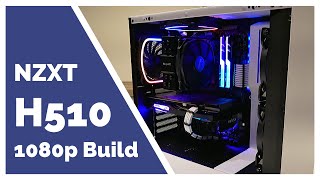 Clean 1080p Build  Feat NZXT H510 Ryzen 5 3600 GTX 1660 Super [upl. by Atnwahs797]