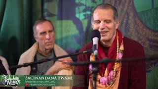 Sacinandana Swami  Day 1  Radhadesh Mellows 2020 [upl. by Yauqaj]