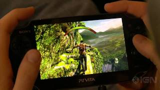 10 Minutes of Uncharted Golden Abyss PS Vita Gameplay Off Screen [upl. by Lebazi397]