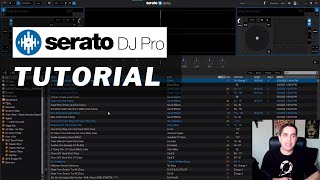 How to Use Serato DJ Pro TUTORIAL FOR BEGINNERS [upl. by Cower]