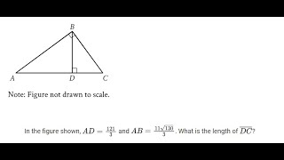 In the figure shown AD1213 and AB11√1303 What is the length of DC [upl. by Annohsal]