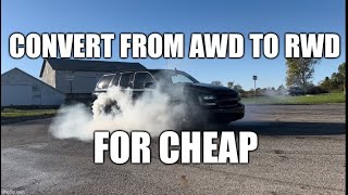 Converting From AWD to RWD On A Trailblazer SS For Cheap [upl. by Felicity]