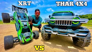 RC Traxxas XRT Vs RC Xmaxx Vs RC Thar Car Unboxing amp Fight  Chatpat toy tv [upl. by Heurlin]