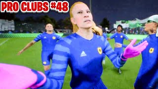 CRAZY RED CARD AFTER FULL TIME EA FC 24 PRO CLUBS 48 [upl. by Scuram]