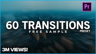 60 Free Smooth Transitions for Adobe Premiere Pro [upl. by Enyak]