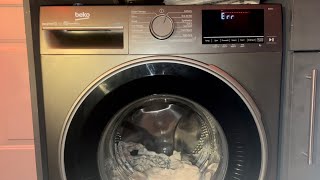 Beko washing machine  Huge issue not completing cycle [upl. by Enreval510]