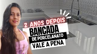 BANCADA DE PORCELANATO VALE A PENA OU ME ARREPENDI [upl. by Rhianna385]