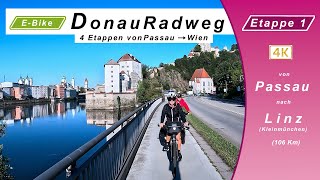 Donauradweg Etappe 1 von Passau nach Linz [upl. by Stanhope]